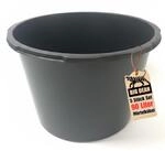BigDean 5 M&ouml;rtelk&uuml;bel 90 Liter Schwarz Kunststoff UV-best&auml;ndig Stapelbar 