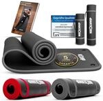 NEOLYMP extra dicke Fitnessmatte rutschfest mit Aufh&auml;nge-&Ouml;sen inkl. Tragegurt...