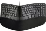 Matias FK313PC-DE Sculpted Ergonomic Wired Keyboard for PC USB Tastatur Deutsch,