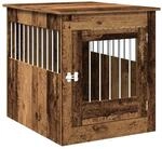 vidaXL Hundek&auml;fig im M&ouml;belstil Altholz-Optik 64,5x80x71 cm