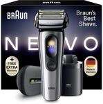 Braun NEVO Rasierer Herren Elektrisch, NEVO17005C, Silber | Elektrorasierer mit