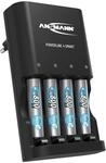ANSMANN Akkuladeger&auml;t mit Repair Modus inkl. 4x 800 mAh NiMH AAA Akkus &ndash; Automatik