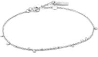 ANIA HAIE Damen Armband GEOMETRY CLASS Mixed Discs aus 925 Sterling Silber, besetzt