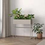[en.casa] Blumenst&auml;nder Joensuu Hochbeet mit Ablage Pflanzk&uuml;bel Kr&auml;uterbeet