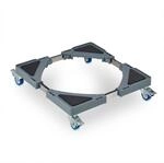 Relaxdays Pflanzenroller, ausziehbarer Blumenroller, BxT: 44x44&ndash;70x70 cm, f&uuml;r