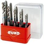 RUKO Maschinengewindebohrer Satz HSS 10 tlg M4&ndash;M10 A245055 DIN 371 B