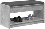 vidaXL Flurbank Betongrau 83 x 38 x 45 cm