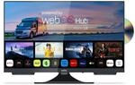 Cello C2425WSF Trav 24" Smart/DVD Camping Travel TV Integrated DVD Player Frameless