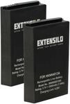 EXTENSILO 2X Akku kompatibel mit Motorola C168i | CLP1040, A3100, C290, CLK446,