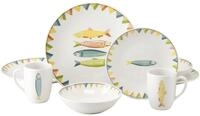 CreaTable, 25401, Serie Sardinhas Pastell, 8-teiliges Geschirrset f&uuml;r 2...