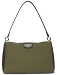bugatti Leah Schultertasche M, Damen-Tasche aus Kunstleder mit zwei...