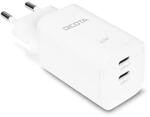 DICOTA - Netzteil - GaN - 100 watt - 5 A - PD 3.0-2 Ausgabeanschlussstellen (USB-C) -