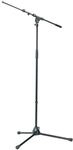K&M 21090 Mikrofonstativ Schwarz Stahl, Schwenkarm, bis 74,5 cm ausziehbar -...