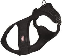 TRIXIE Comfort Soft Hundegeschirr Gr. XXS&ndash;XS, 28&ndash;40 cm/15 mm &ndash; schwarz | Weich