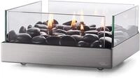 Philippi - FIREPLACE Tischkamin - quadratisch - 6 Flammen leuchten inmitten...