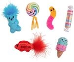 Catstages Kitty Sweet Treats Plush Catnip Cat Toys - 6 Pack