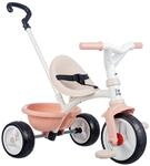 Smoby - Be Move Ros&eacute; - Kinderdreirad mit Schubstange, Sitz mit Sicherheitsgurt,
