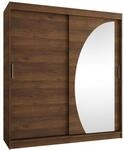 Mirjan24 Kleiderschrank Waluri 180, 2-t&uuml;riger Schiebet&uuml;renschrank mit...