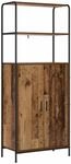 vidaXL Highboard Altholz 40 x 33 x 161 cm Holzwerkstoff | Klare Linien und...
