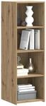 vidaXL Highboard Artisan-Eiche 40 x 41 x 124 cm Holzwerkstoff