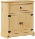 vidaXL Badschrank Corona 70x33x80 cm Massivholz Kiefer