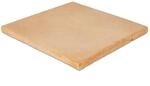 UNOLD Biscotto Pizzastein Eckig - 32 x 32 cm, Made in Italy | Handgefertigter