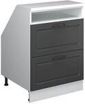 Vicco Dachschr&auml;genschrank Rion, Anthrazit Landhaus/Wei&szlig; | MDF-Front &middot; Tiefe...