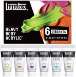 Liquitex Heavy Body Acrylfarbe Lebendige Farben Set 6 x 22ml