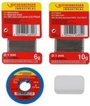 ROTHENBERGER Industrial Elektronikset | 1 x Salmiakstein, 1 x Entl&ouml;tlitze | 1 x