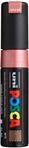 POSCA - Acrylmarker PC-8K mit breiter Keilspitze Rot Metallic | Marker mit 8 mm