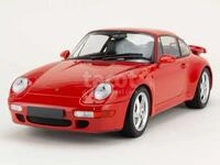Minichamps Porsch. 911 (993) Turbo Red 1995 1/18 Metall montiert Kollektion