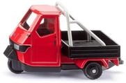 Siku 1122 Piaggio Ape Cross Offroad-Dreirad, Rot-Schwarz | Anh&auml;ngerkupplung,