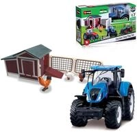 Bburago "FARMLAND Fendt 1050 Vario Traktor, gr&uuml;n, 10cm inkl. H&uuml;hnerstall & 3