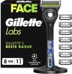 Gillette Labs Rasierer Herren, Nassrasierer, Metall, Schwarz | UEFA Champions League