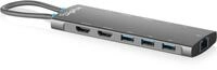 DIGITUS USB-C Docking Station &ndash; 11-Port &ndash; 2X HDMI 2.0, 5X USB 3.2 Gen 1 | 2x USB