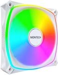 MONTECH AX120 PRO ARGB PWM 120 mm L&uuml;fter, High-End-L&uuml;fter, 360&deg;...