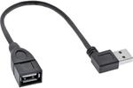 InLine 34602R Smart USB 2.0 Verl&auml;ngerung gewinkelt, Stecker / Buchse, Typ-A,
