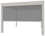 Weide Ausziehbare Senkrechtmarkise f&uuml;r Alu-Pavillon & Pergola | 255 cm hoch,...