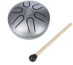 Fame FS03 Mini Steel Tongue Drum, 3" Pentatonic A, 6 T&ouml;ne, inkl. Schl&auml;gel,...