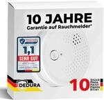 Rauchmelder 10er Set mit 10 Jahre Garantie BSI Zertifiziert nach DIN EN14604...