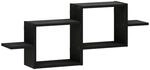 vidaXL Wandregal Schwarz Eichen-Optik 95 x 17 x 37 cm Holzwerkstoff | Das...
