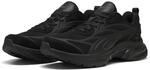 PUMA SOFTRIDE Escalate Unisex-Sneaker, Schwarz, Schwarz, Strong Grau, 7 UK