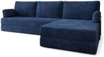 Masseno Schaumstoff-Ecksofas ANKO mit Metallgestell, Modulares Schlafsofa aus