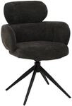 Mendler Esszimmerstuhl HWC-O77 Stoff (310g/m&sup2;) Chenille - anthrazit |...