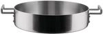 Alessi Convivio DC102/28 - Niedrige Trilamin-Design-Kasserolle mit Zwei Griffen,