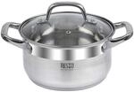 RESTO Edelstahltopf 22cm - Suppentopf, Universaltopf 3,5l - Schmortopf mit...