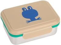 L&Auml;SSIG Brotdose aus Edelstahl Happy Trails Frog