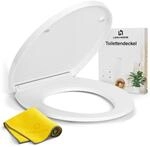 LION HOME Premium Toilettendeckel | mit Absenkautomatik | Inkl. gratis...