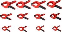 BGS Diy 59858 | Leimzwingen-Satz | Nylon | 85-160 mm | 12-tlg. | 2-Komponenten-Griff