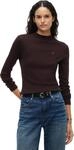 Tommy Hilfiger Damen Langarmshirt Slim Cody Mock-Neck